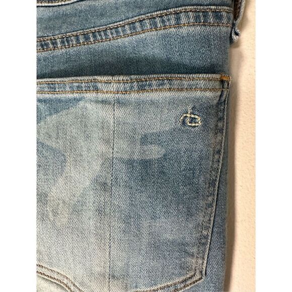 Rag & Bone women’s Cate faded camo midrise ankle jeans size 27 #11-1450 - Picture 3 of 9